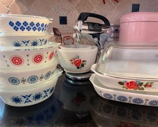 JAJ Pyrex, Vintage Mixers, Bread Boxes
