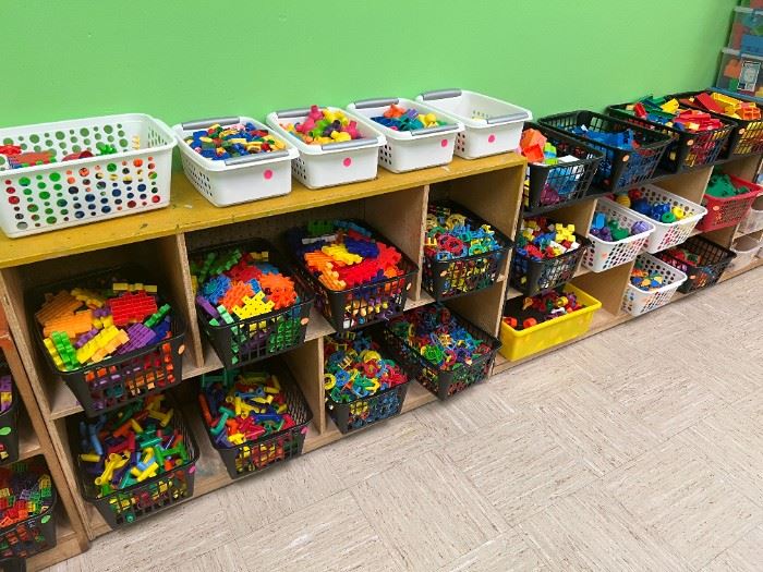 Manipulative toys for elementary and preschool children. Special education as well. Waffle blocks, Stacking fine motor toys.