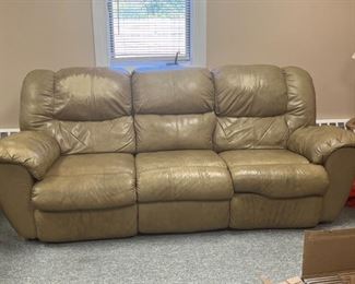 3 person couch. Reclines on each end.