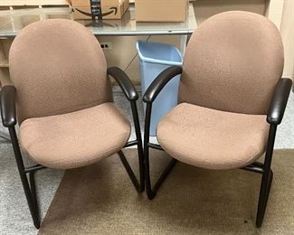 Office or entrance chairs.