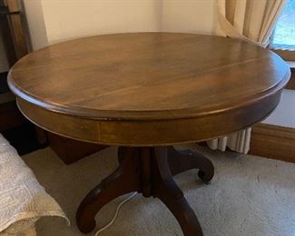 Beautiful antique round cherry table