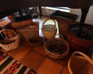 Vintage Baskets from all over the world.