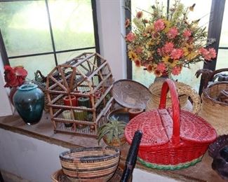 Antique Wooden Bird Cage - More Vintage Baskets