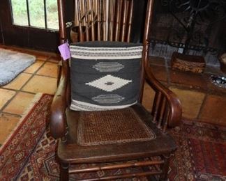 Antique Cane Bottom Rocker