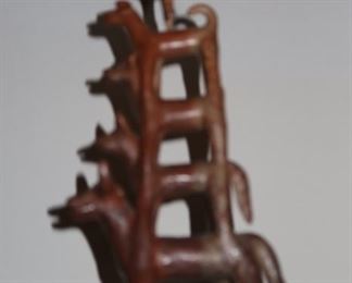 Vintage Spanish Stacking Dogs