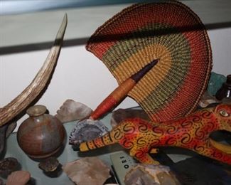 Antique Pottery - Horn - Rocks