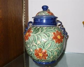 Spanish Ginger Jar - Hand Painted