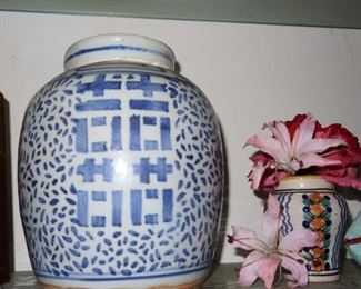 Japanese Ginger Jar - Italian Vase