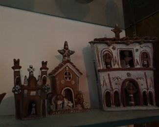 Spanish Houses Made of Pottery