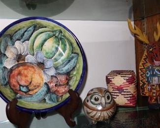 Spanish Plate - Fish Pottery