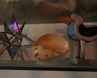 Folk Art Bird - Shell