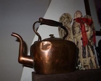 Antique Copper Tea Pot