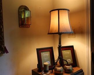 Table Iron Lamp - Picture Frames