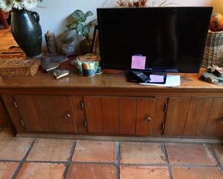 Long Cerdenza with Storage - Handmade - Full of VHS tapes