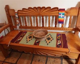 Spanish Mission Style Bench