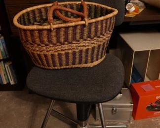 Vintage Basket - Office Chair