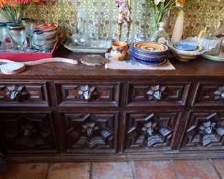 Spanish Mission Style Sideboard
