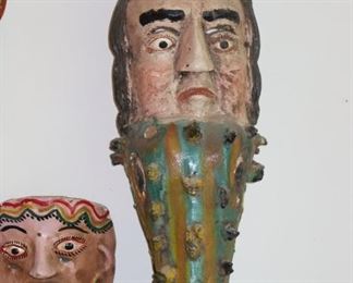 Large Hand-crafted Wooden Mask