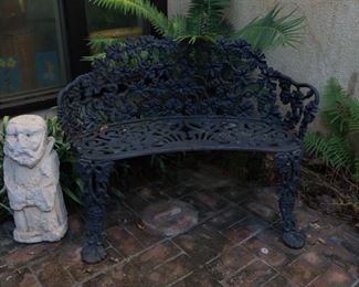 Outdoor Iron Bench