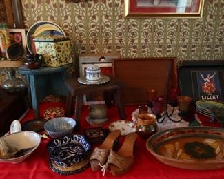 Home Decor - Antique Stools - Pottery