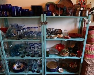 Hand blown Glasses - Pitchers - Chargers