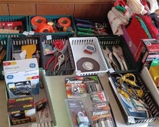 tools, office supplies, shop supplies