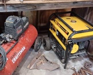 portable craftsman compressor, Xtreme generator, electric start