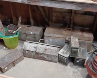 vintage tool boxes