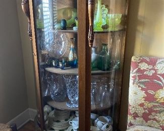 Bowfront china cabinet