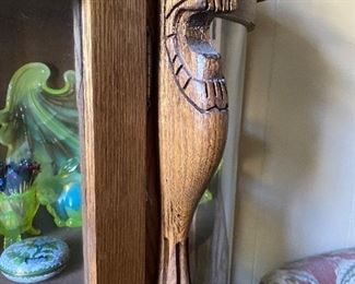 Detail on china caninet