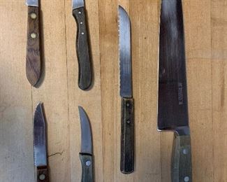 Various knives made in Europe - France & Germany