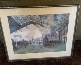 Monet framed print