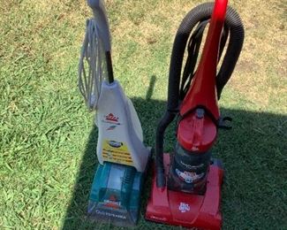 Dirt Devil Vaccume / Bissel Quick Steamer both tested / turn on seem to work