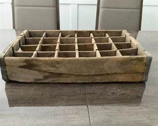 Vintage Wooden Bottle Case