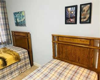 Mid century twin beds