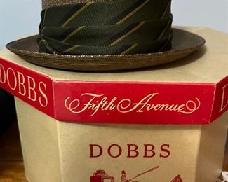 Vintage Dobbs hat with box