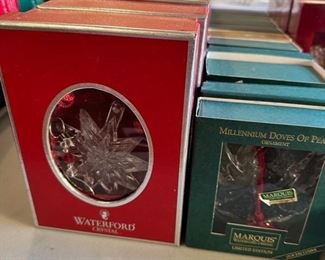 Waterford Crystal Christmas Ornaments