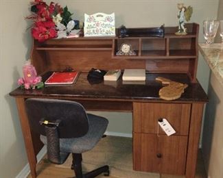 Desk and chair