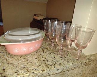 Pink Pyrex