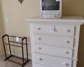 White chest of drawers by Broyhill