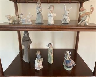 Lladro and Lenox figurines