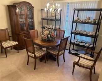 Ethan Allen table and 6 chairs