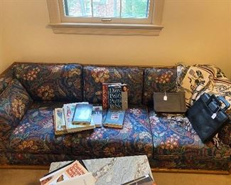 Vintage paisley sofa