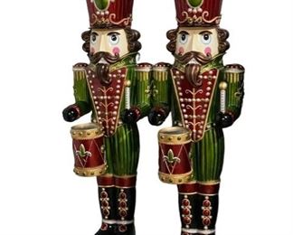 $800 - Pair of Large 6 Foot Christmas Drummer Boys CD131-50 Description: Capture the beauty, magic, and wonder of Christmas with oversized Christmas decorations. This collection of indoor/outdoor resin figures will help you create a delightful holiday display everyone will love. Each high-quality statue is crafted from weather-resistant resin then brightly painted with realistic details.
Condition: Very Good
Dimensions: 17 x 17 x 76"H
Local pick up Leesburg, VA. Contact us for shipper suggestions.
