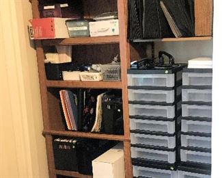Misc Office Supplies, Solid Wood Bookcase