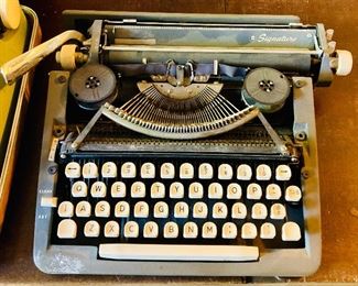 Vintage Signature Typewriter 