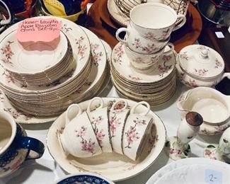 Homer Laughlin, Apple Blossom China Set, 51 pcs