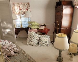 assorted furniture and pillows