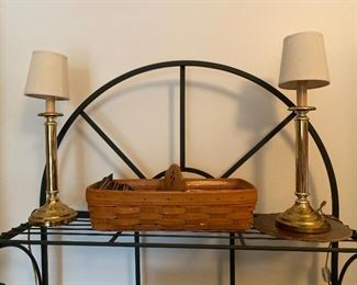 LONGABERGER Basket 
Bakers Rack 