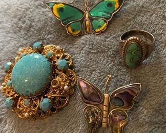 Norway Sterling Brooch 
Alpaca Sterling 
Made in Germany 
Art Deco 